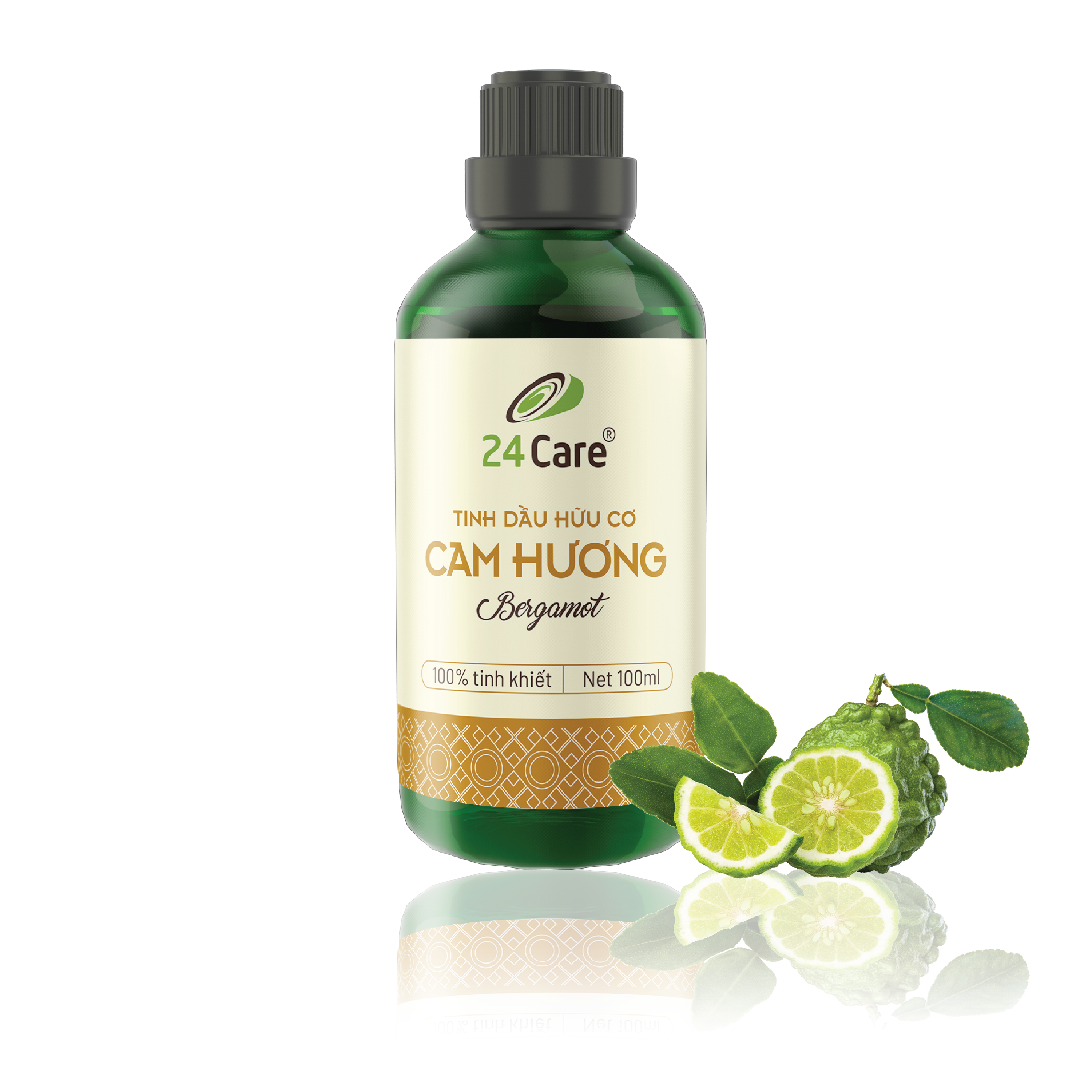 Tinh dầu Cam Hương 24Care 100ML - Chiết xuất thiên nhiên, mùi hương ngọt dịu, giảm căng thẳng, cho giấc ngủ ngon.