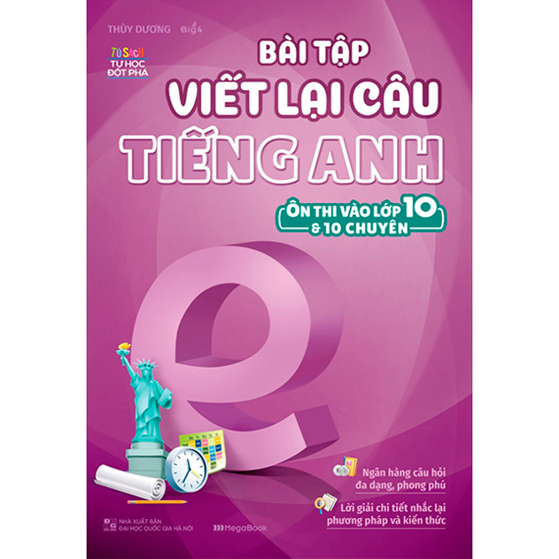 Combo 8 Cuốn: Bài Tập Tiếng Anh Ôn Thi Vào 10 Và 10 Chuyên