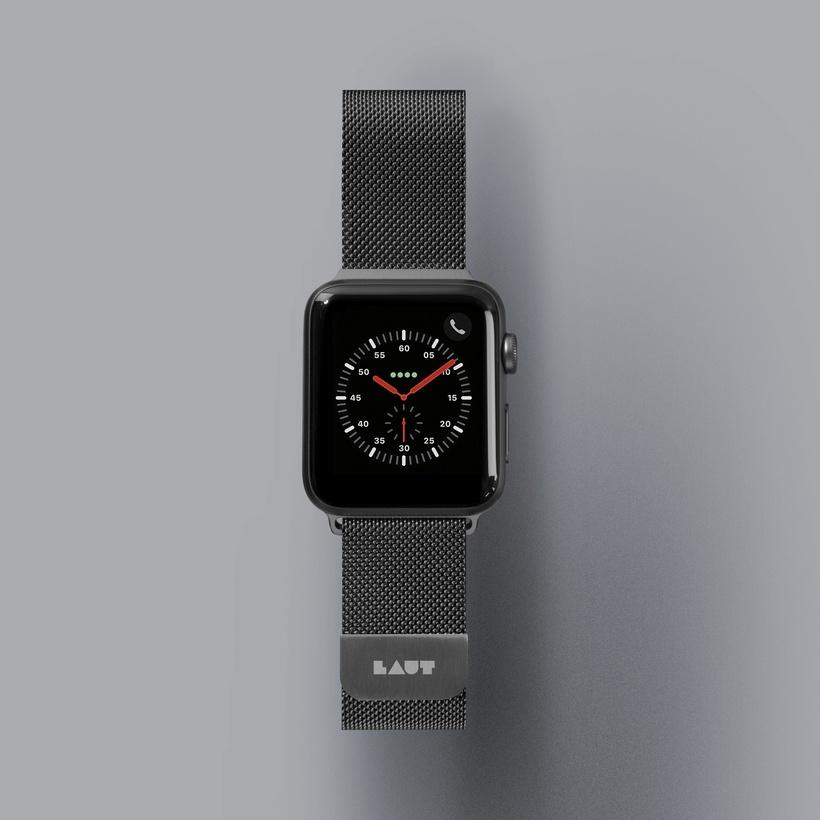 Dây Đeo dành cho Apple Watch Series 1/2/3/4/5/6/7/8/SE (38/40/41mm) LAUT Steel Loop - Hàng chính hãng