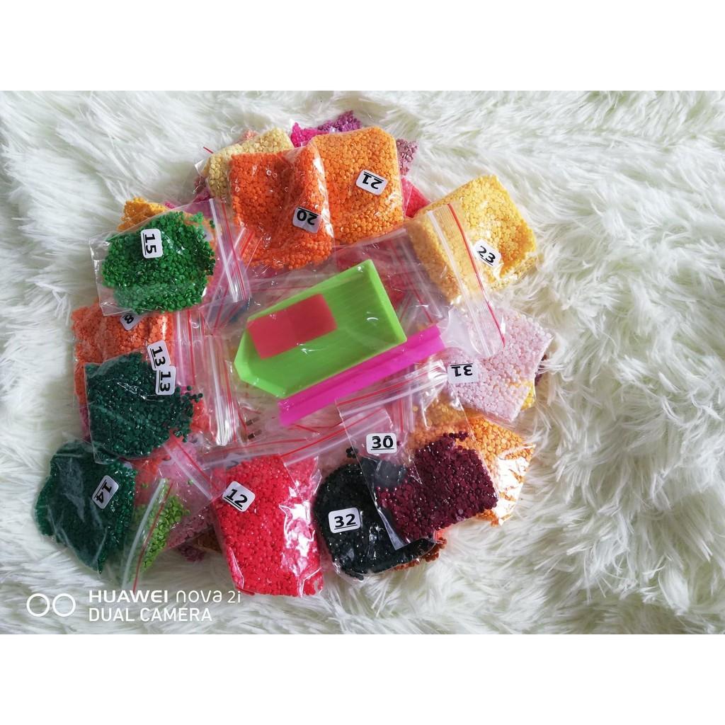 FreeShip từ 250K-Tranh đính đá PHONG CẢNH Lưu Thuỷ Sinh Tài VS027 KT: 200x90cm