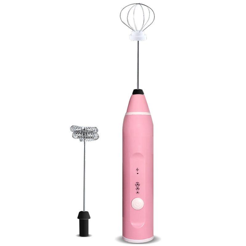 Sạc Điện Mini Trứng Be Tốc Độ Thứ Ba Bánh Răng Sữa Sữa Rửa Mặt Foamer Kem Frother Uống Đánh Nấu Cà Phê Pha Máy