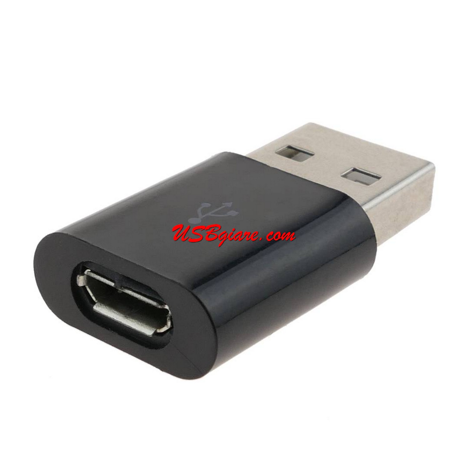 Đầu jack chuyển đổi cổng Micro USB cái sang đầu USB đực - USB to Micro USB 5Pin female jack