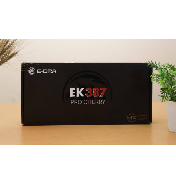 Bàn Phím Chơi Game Cơ EK387 Pro Cherry Switch - Hàng Chính Hãng