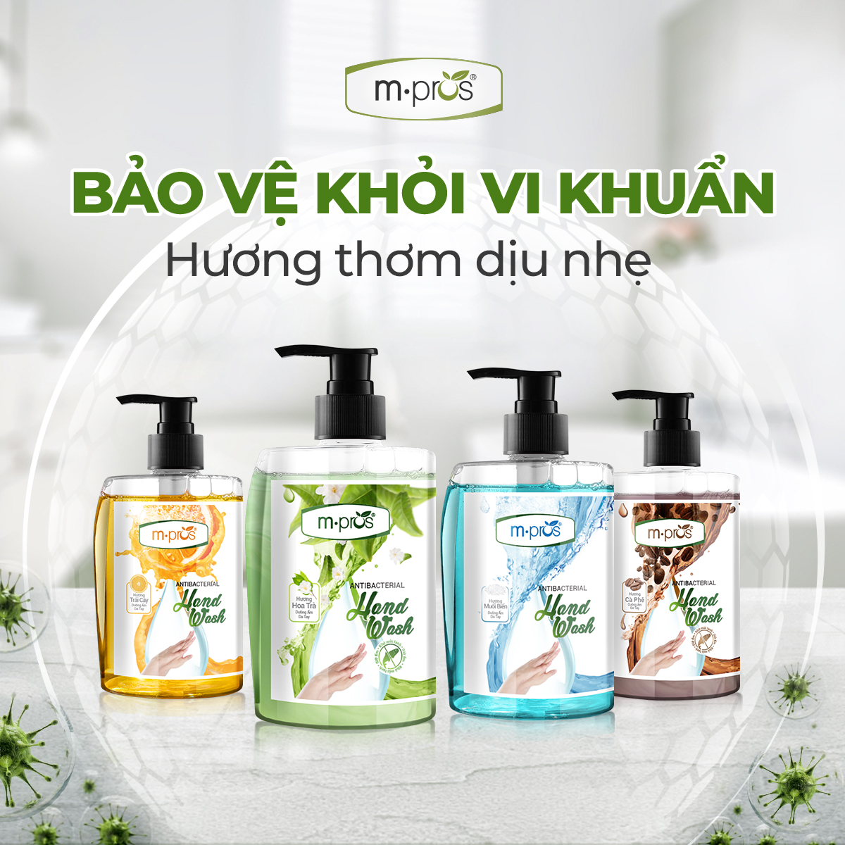  Nước Rửa Tay Diệt Khuẩn - Muối Biển