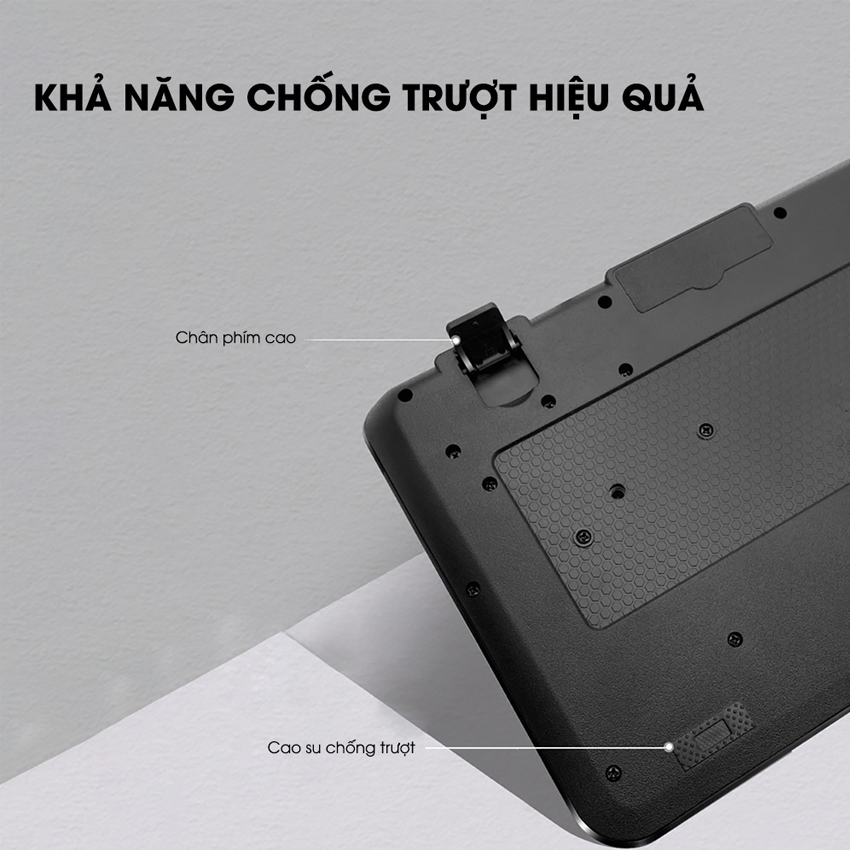 Bàn phím máy tính có dây K9 thiết kế full size 104 phím chống nước phần kê tay siêu rộng cho laptop, máy tính văn phòng