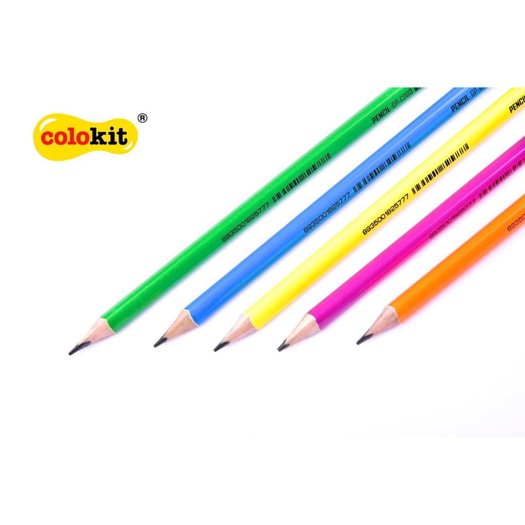 Combo 5 Bút chì gỗ Colokit 2B GP-C003