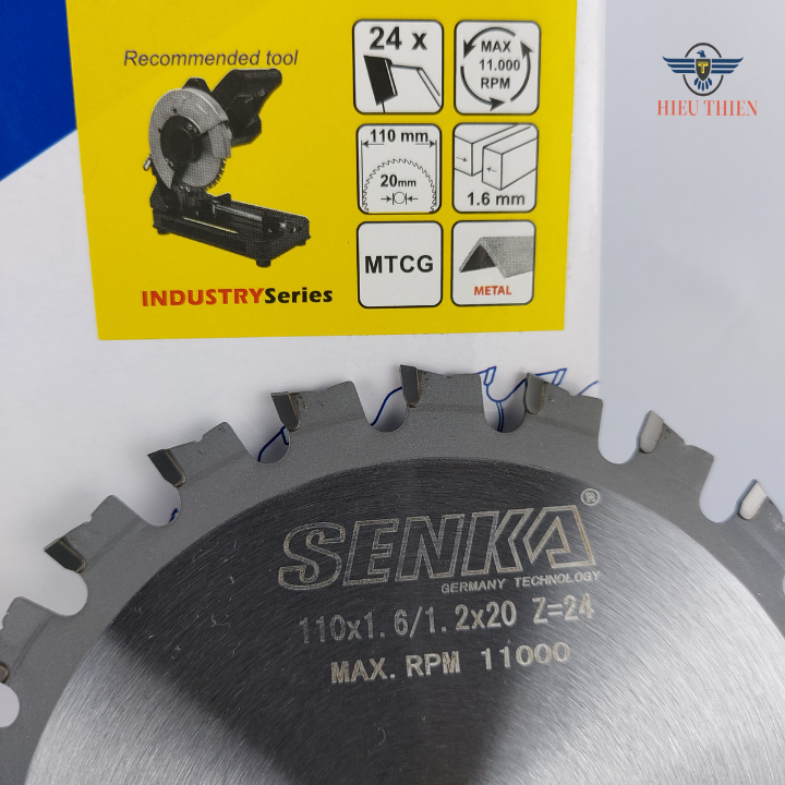 Lưỡi cắt sắt hợp kim 110mm 24 răng SENKA