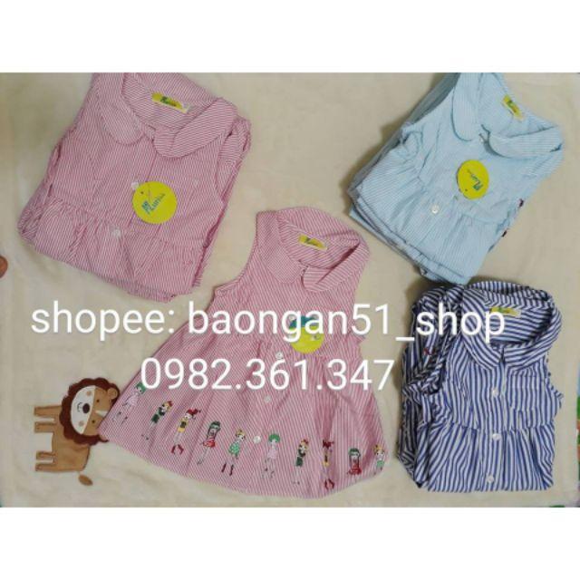 Váy bé gái vải kate nhẹ nhàng cho bé từ 1-7tuoi