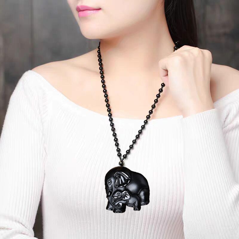 Elephant Necklace Sweater Chain Jewelry Delicate for Wedding party