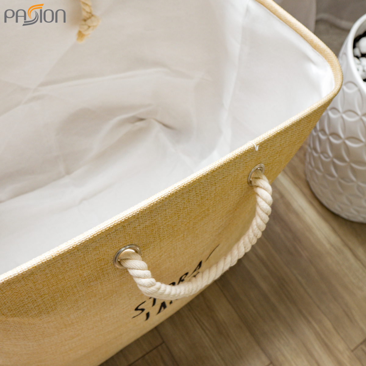 Giỏ Đựng Quần Áo Vật Dụng Vải Canvas Dày Hàng Cao Cấp