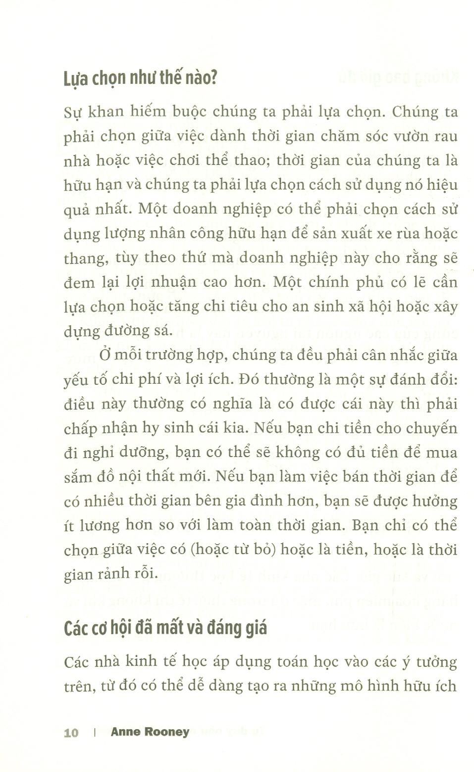 Tư Duy Như Nhà Kinh Tế Học - Nắm Bắt Hoạt Động Của Thị Trường Và Tiền Tệ -  Anne Rooney - Vũ Hồng Anh dịch - (bìa mềm)