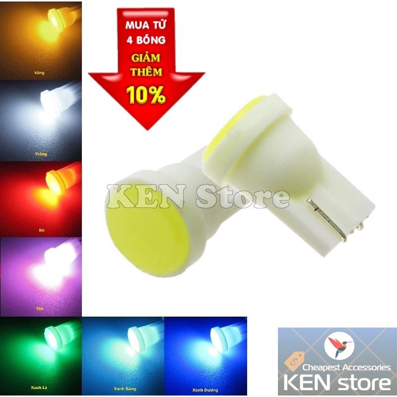 Bóng LED T10 gắn mặt đồng hồ xe máy, táp lô đồng hồ xe máy