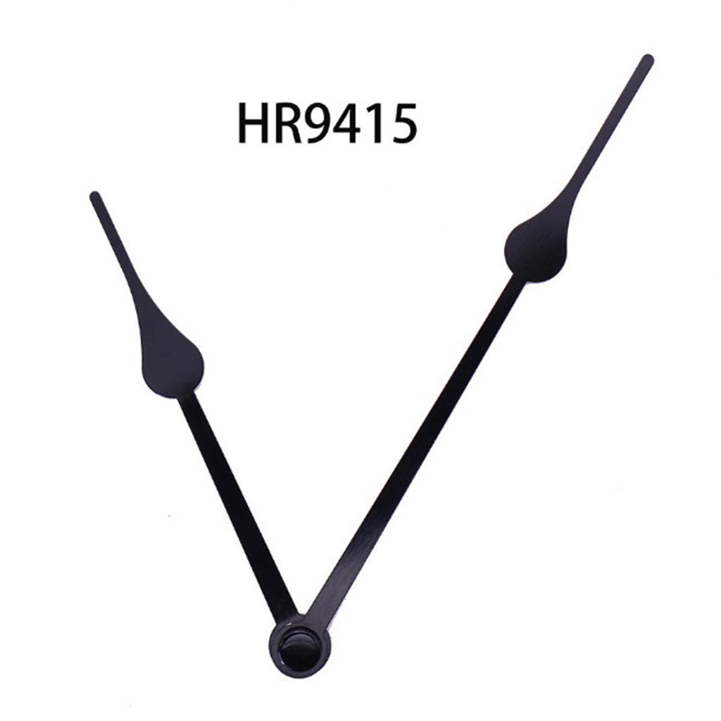 2Pcs Quartz DIY Wall Clock Movement with Large Black Hands Repair Tool