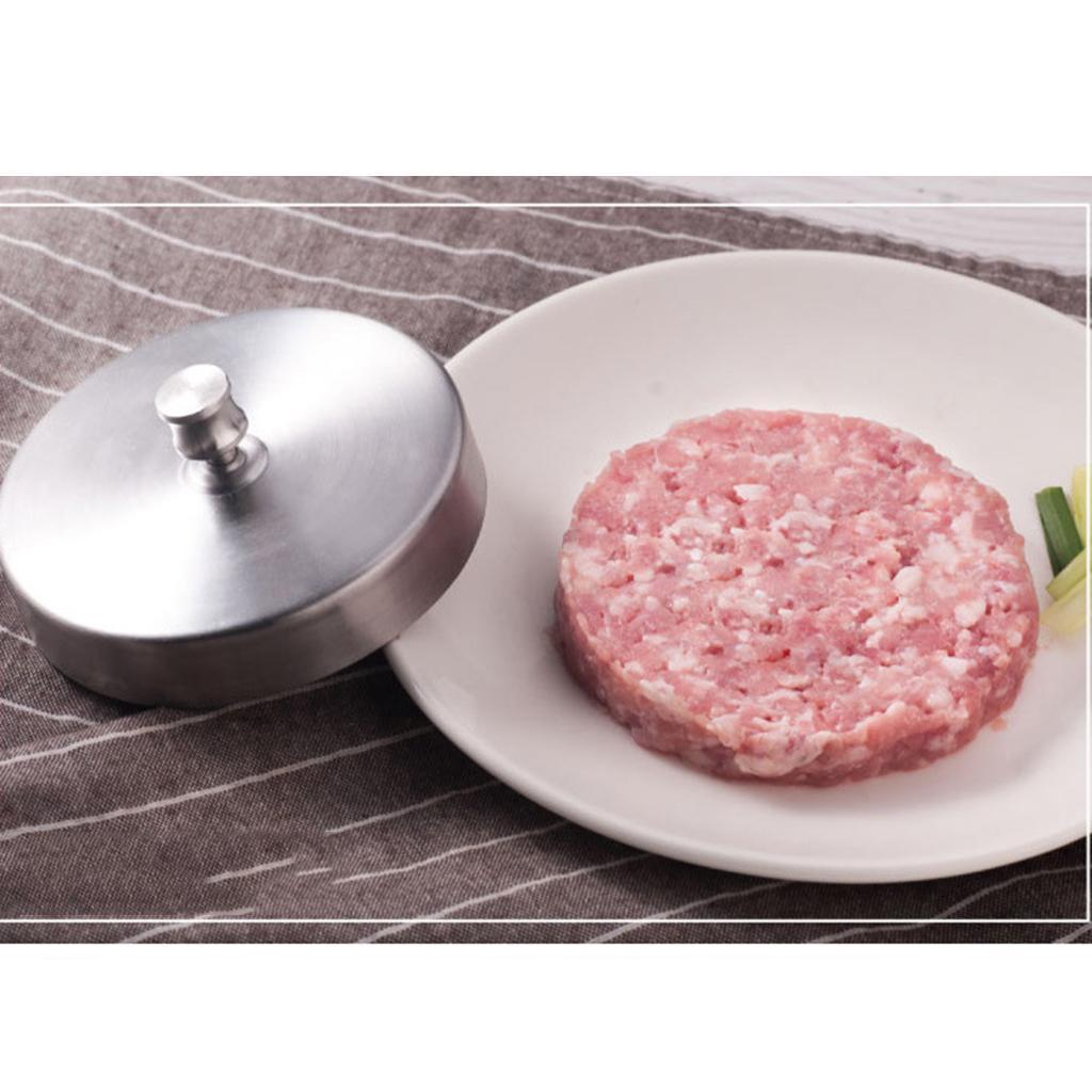 Non-Stick Patty Beef Burger Hamburger Press Maker 9.5cm Dia. Stainless Steel