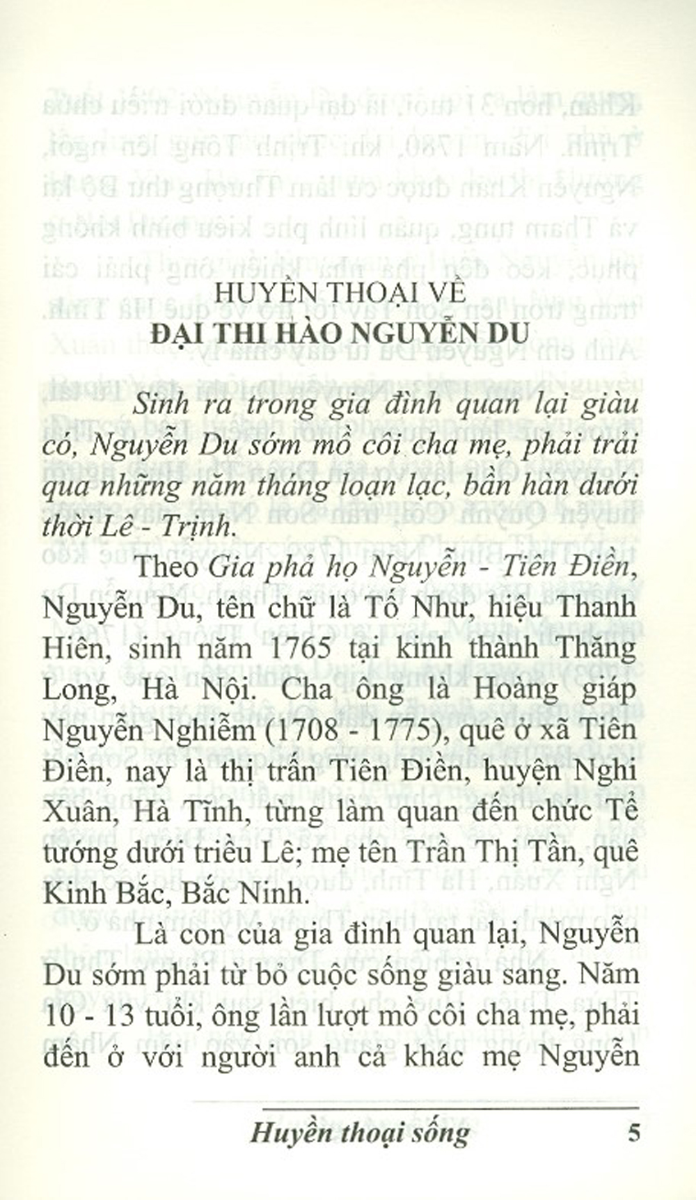 Huyền Thoại Sống