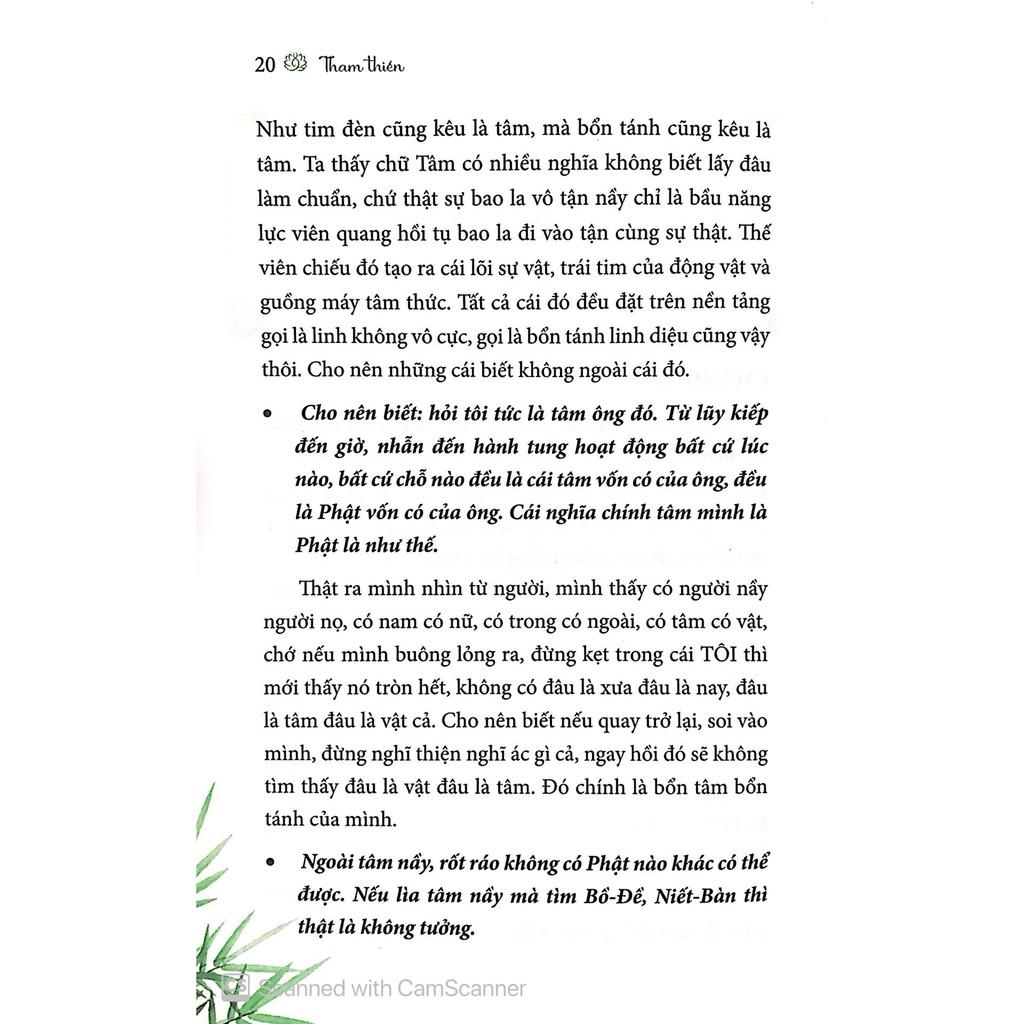 Sách - Tham Thiền