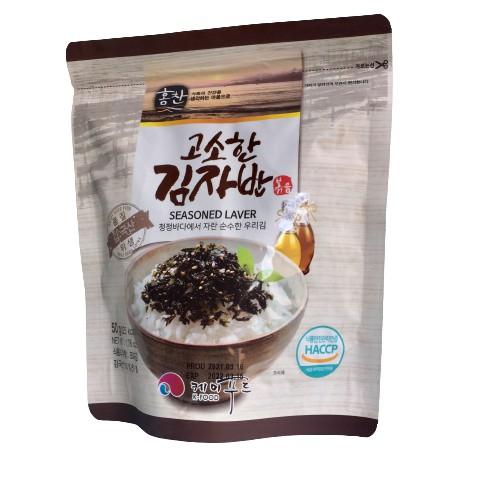 Rong biển vụn ăn liền /Trộn cơm Hàn Quốc/Khối lượng 50G/Xé ra ăn liền hoặc ăn với cơm/Vị oliu/Thơm ngon/Bổ dưỡng