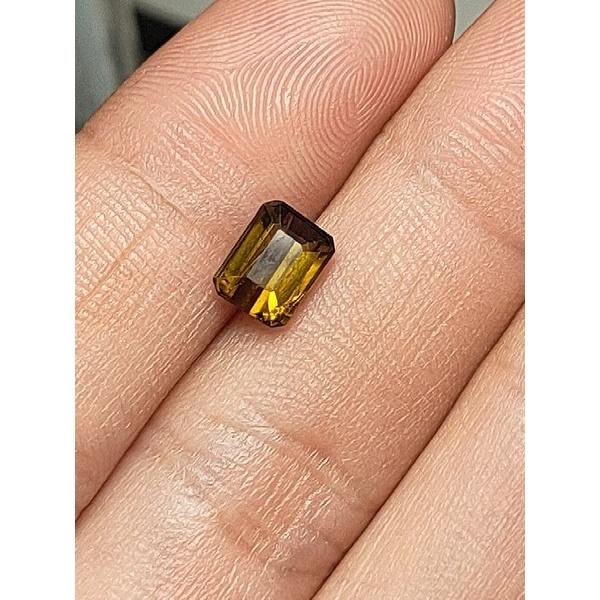 115 (h) Hạt Tourmaline Vàng Trà (THIÊN NHIÊN)