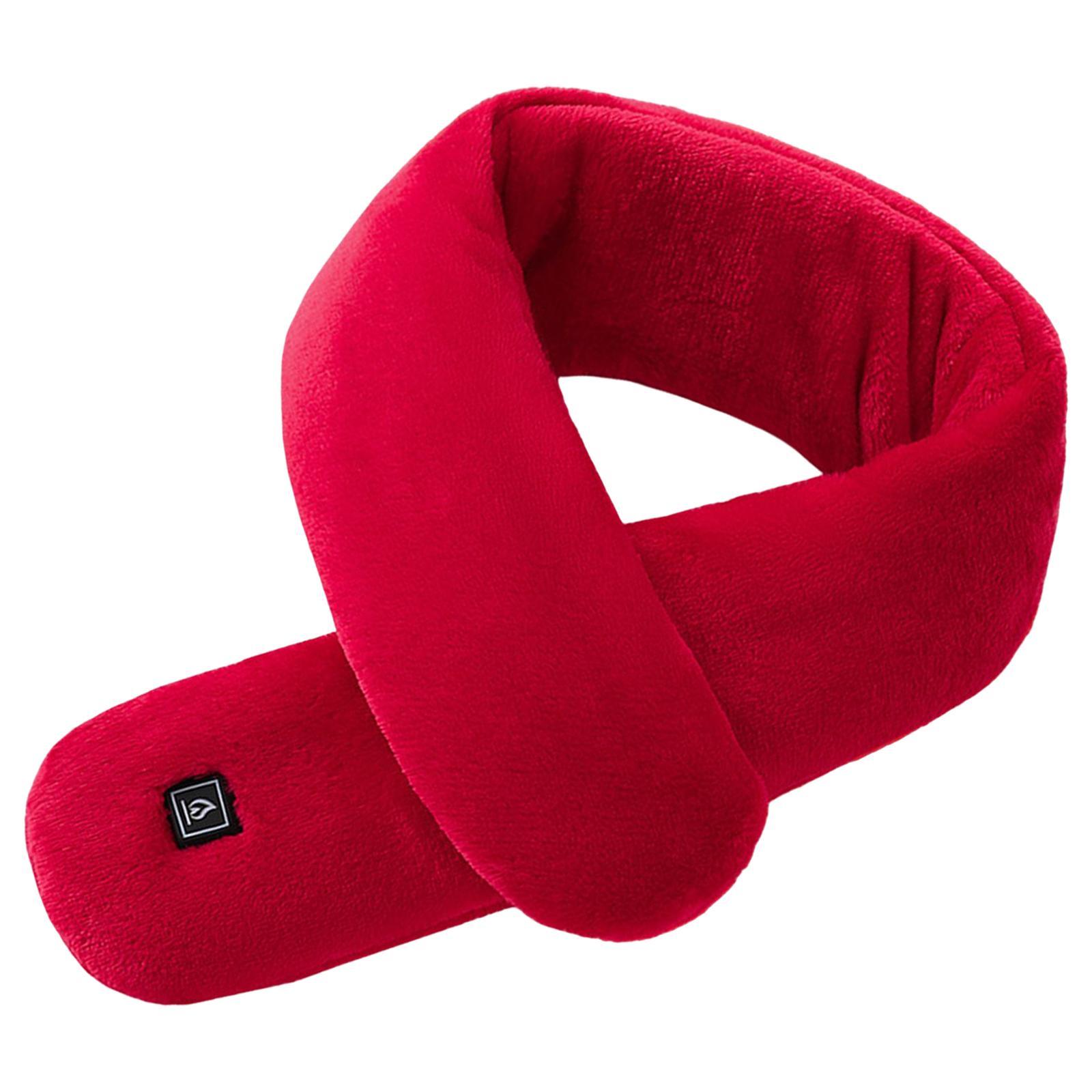 Electric Heated Scarf Shawl Neck Warmer Scarfs Neckerchief Warm Windproof USB Heating Scarf for Camping, Outdoor, Biking, Indoor, Walking