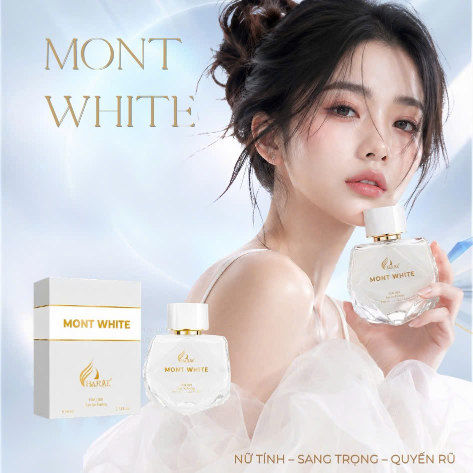 Nước Hoa Nữ Charme Mont White 80ml Chính Hãng – Eau De Parfum – Thanh Lịch, Nữ Tính, Lưu Hương 7–12 Giờ