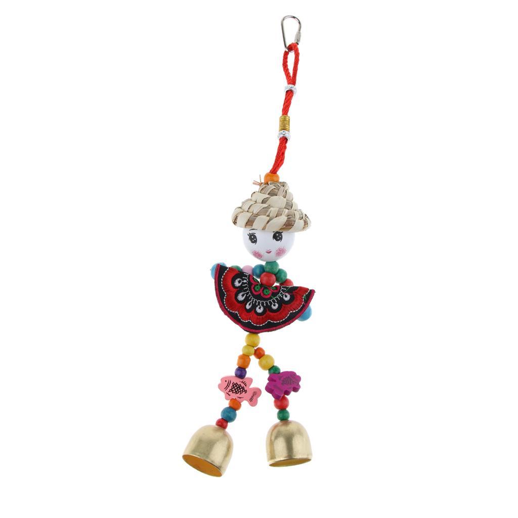 Doll Bird Parrot Chew Toy for Rabbit Hamster Guinea Pig Parakeet Cockatiels