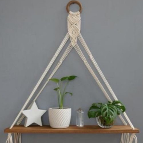 Kệ gỗ thông 40 x 15 Kệ trang trí kệ treo tường kệ treo dây