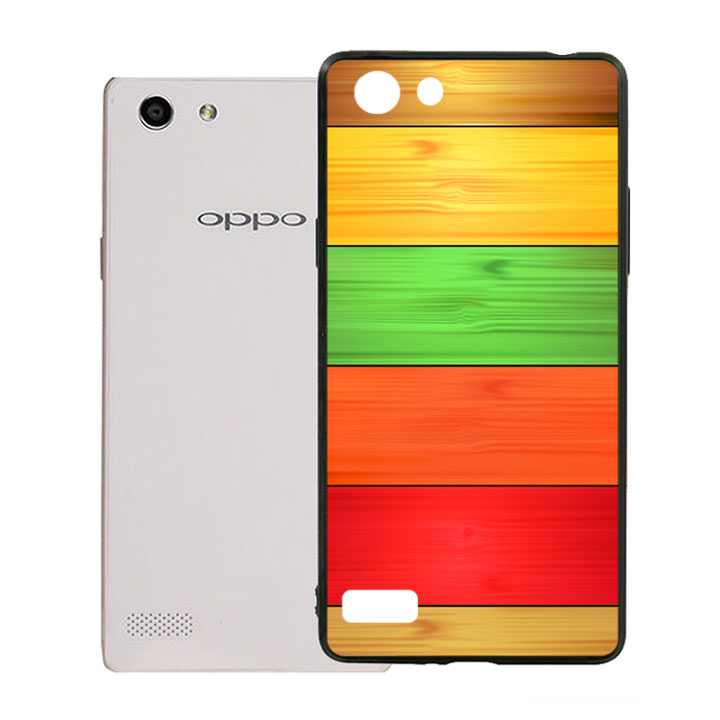 Ốp lưng viền TPU cho điện thoại Oppo Neo 7 - Sắc Màu