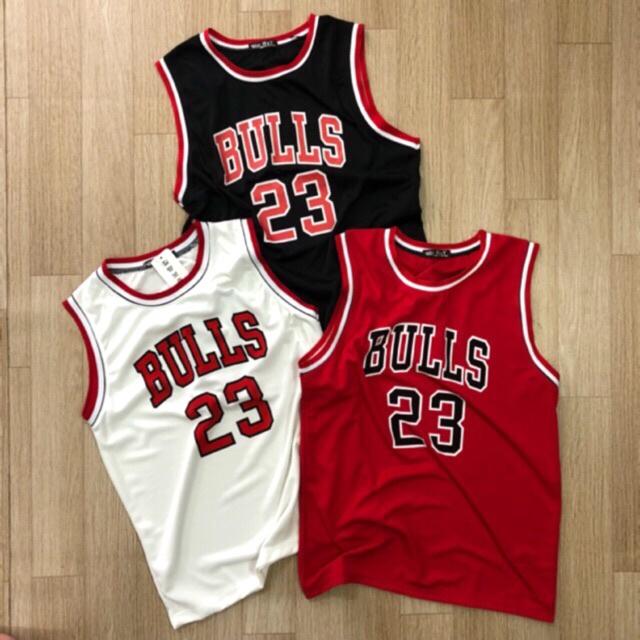 Áo bóng rổ BULLS 23 Unisex freesize dưới 68kg chất lưới