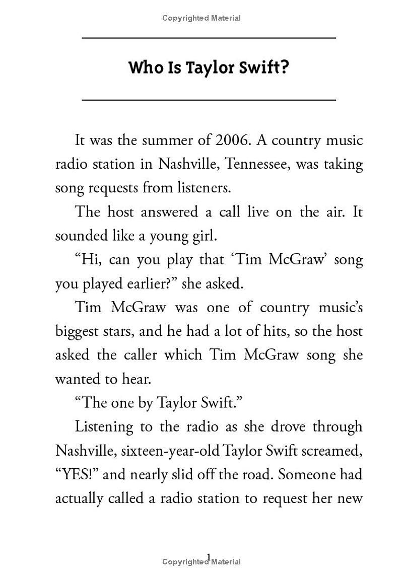 Sách ngoại văn: Who Is Taylor Swift?