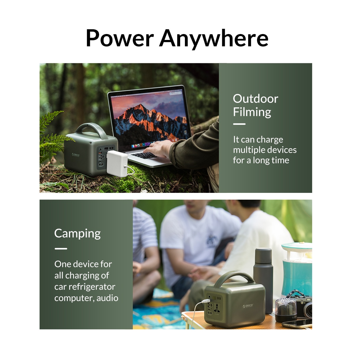 Trạm sạc dự phòng Power On-The-Go Portable Power Station 220V PD 60W Quick Charge 39000mAh