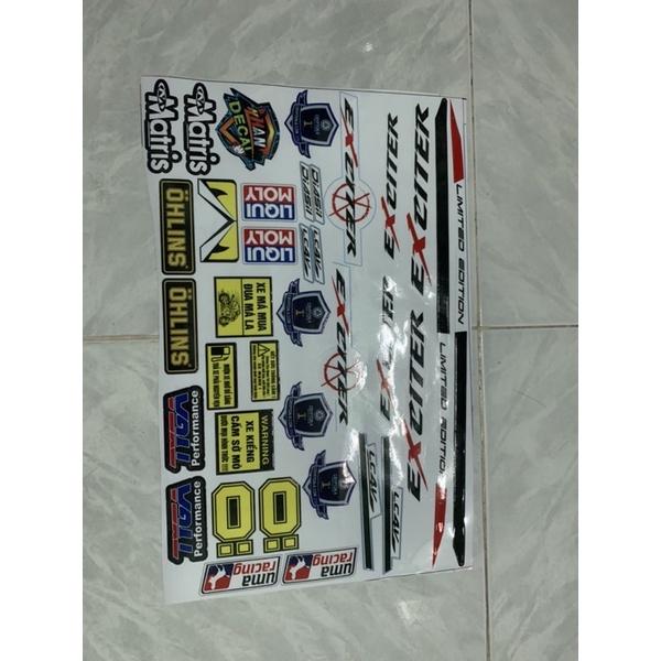 Tem exciter 2010 decal trong