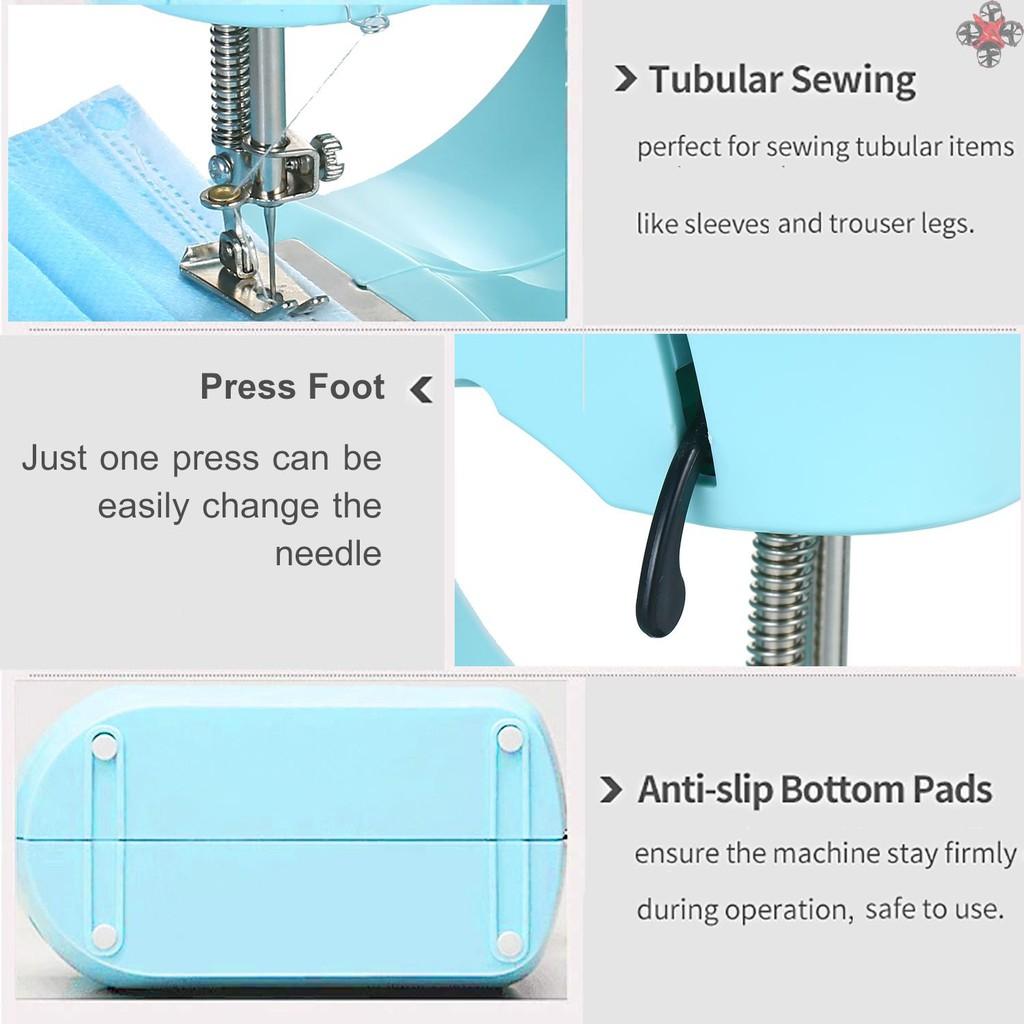 Máy May Mini Đa Năng 2 Tốc Độ