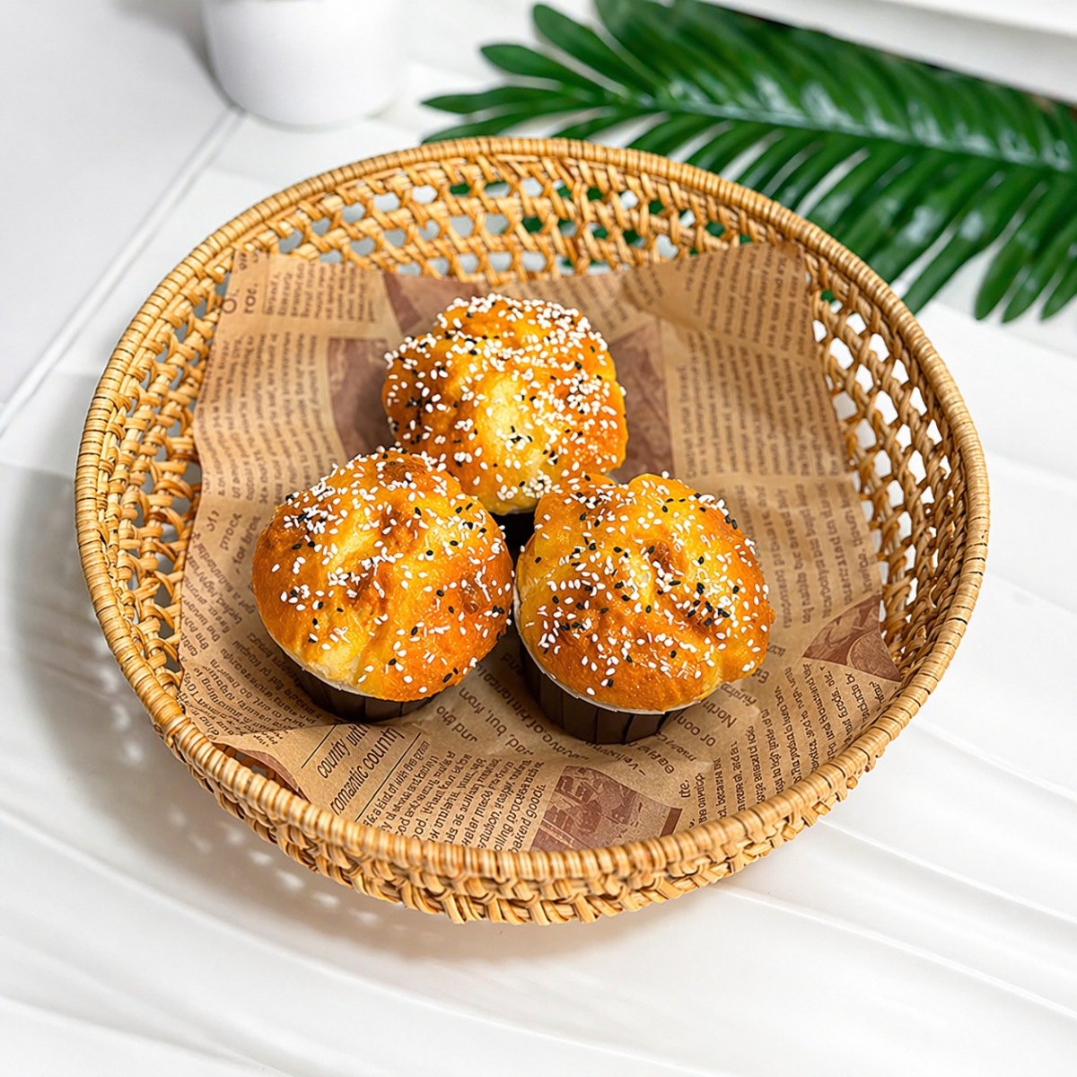 Khay Rổ Mây Tre Đan ANKAN – Đựng Trái Cây, Bánh Kẹo, Đồ Khô, Decor Nhà Ăn & Phòng Khách – Thủ Công Việt Nam