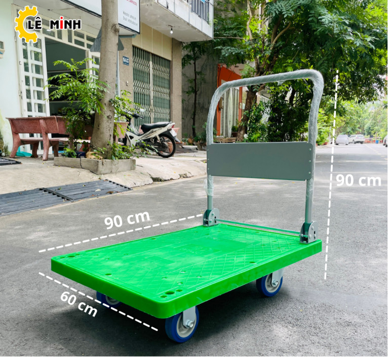 Xe đẩy hàng 4 bánh cao cấp V300 - Tải trọng 300kg