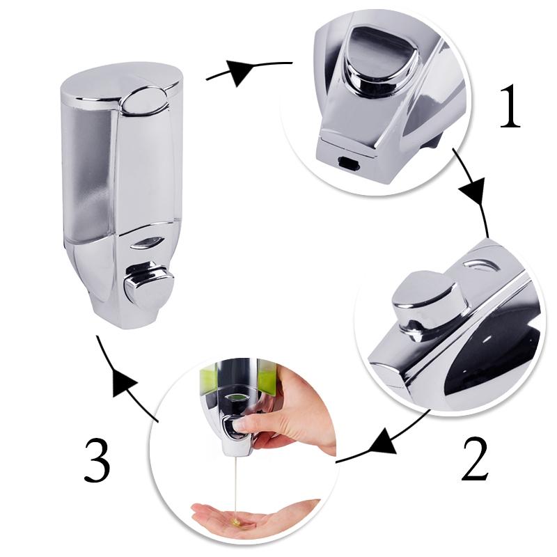 Bình Đựng Xà Phòng Dung Tích 300ml Gắn Tường Tiện Dụng