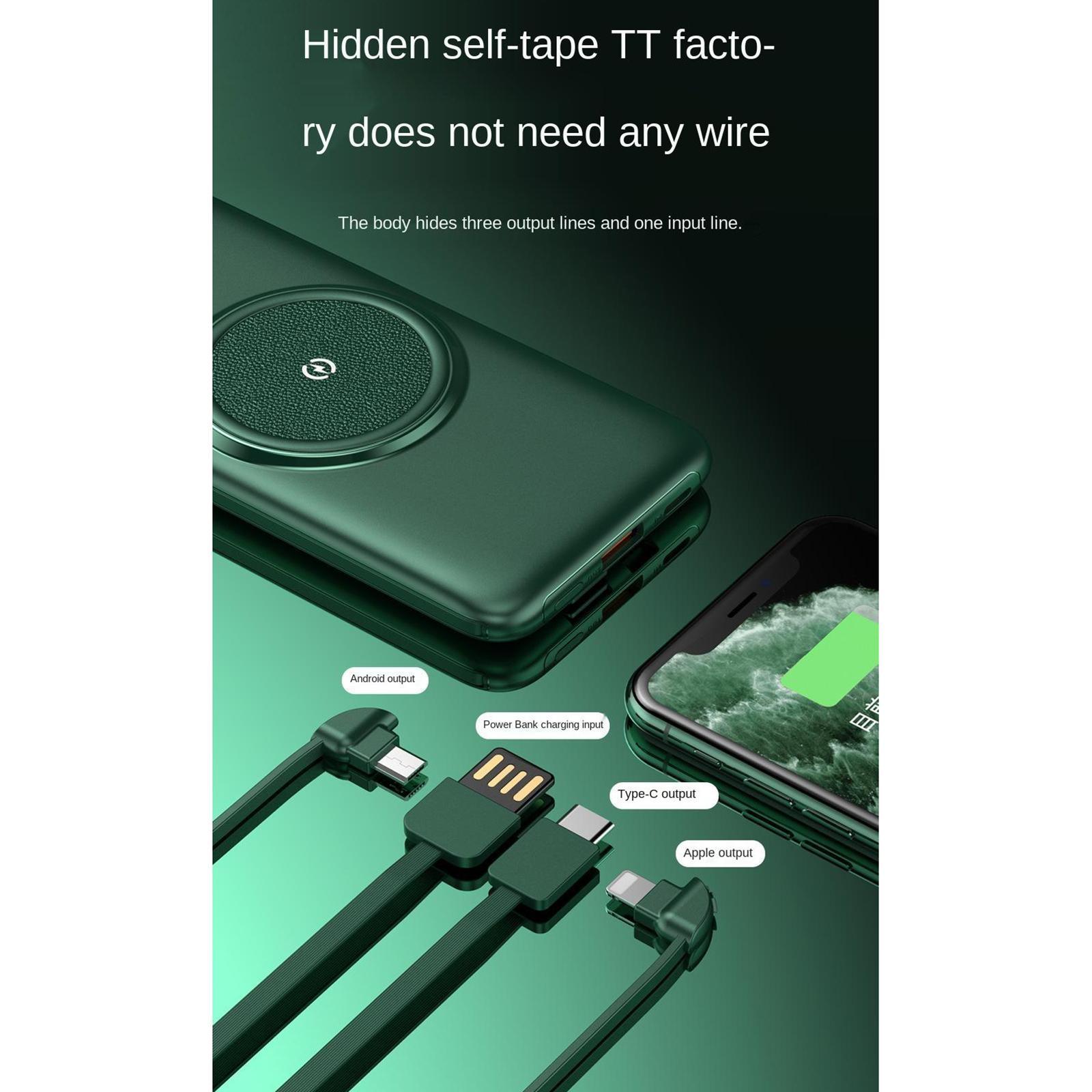 Wireless Charger Powerbank Battery Charger For IOS/Android