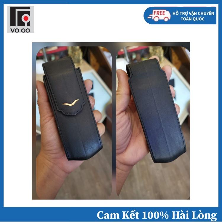 Bao Da Vertu S, Da Bò Logo Vàng Thiết Kế Tinh Tế Tỉ Mỉ Chất Liệu Cao Cấp