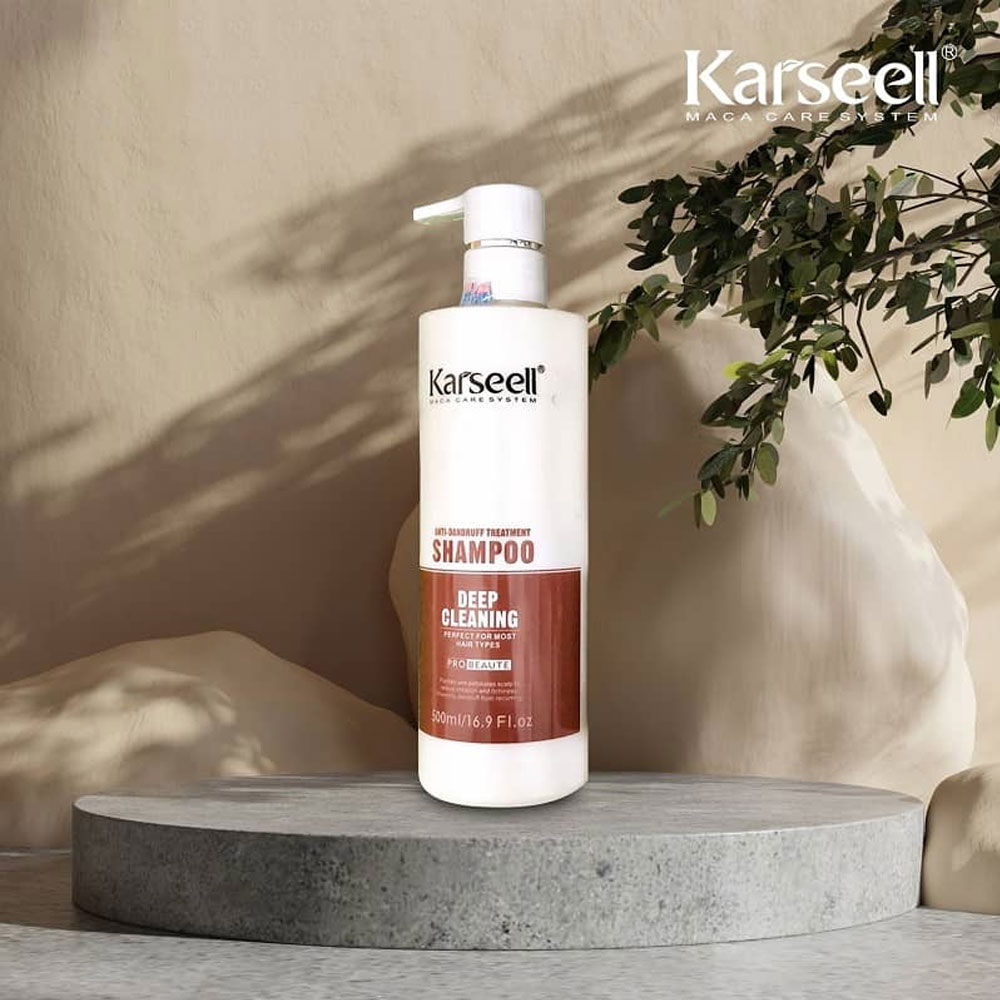 [+Tặng mũ trùm] Bộ dầu gội xả Karseell Maca chuyên nghiệp Salon ngăn ngừa gàu 500ml