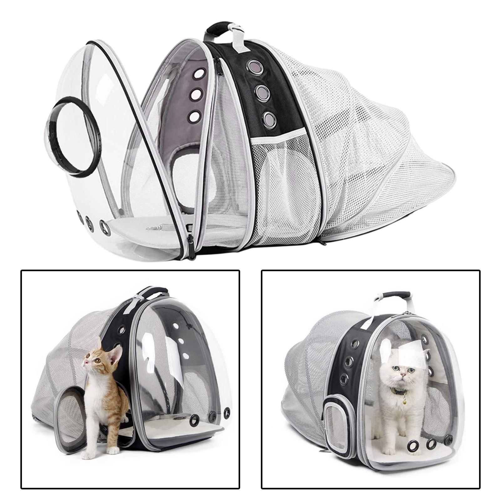 Expandable Cat Carrier Bubble Backpack Cat Pet Travel Bag