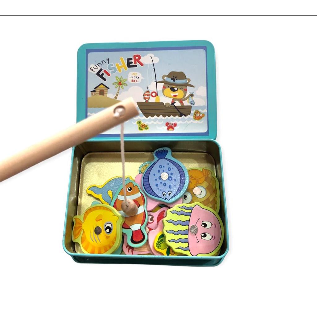 Câu cá gỗ 15 chi tiết