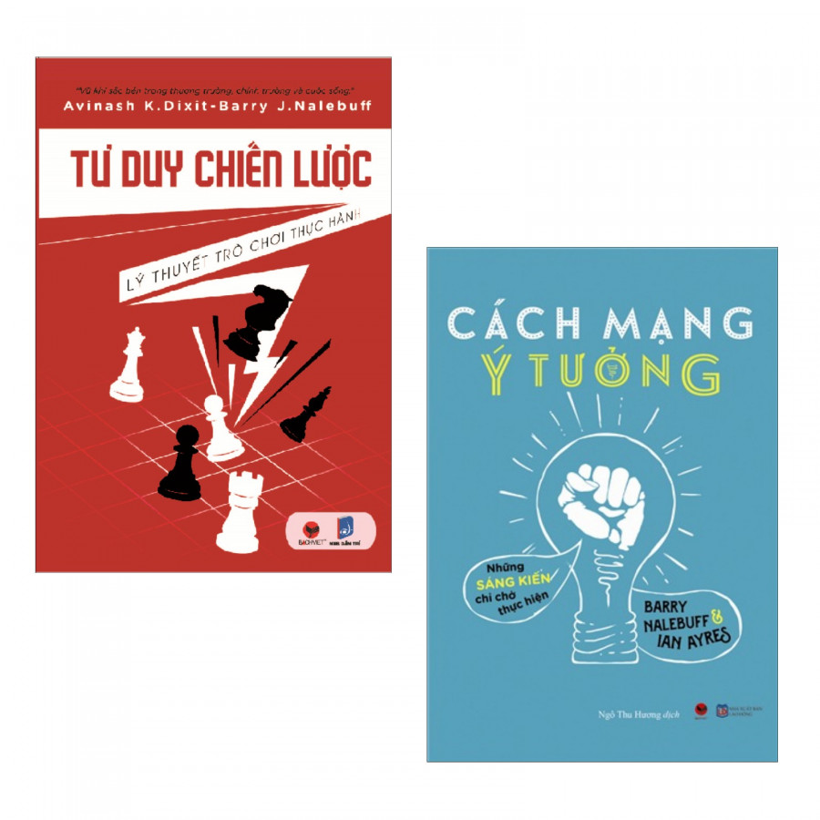 Combo 2 cuốn sách kinh tế tâm đắc: Tư Duy Chiến Lược + Cách Mạng Ý Tưởng - Những Sáng Kiến Chỉ Chờ Thực Hiện ( Tặng kèm bookmark PD)