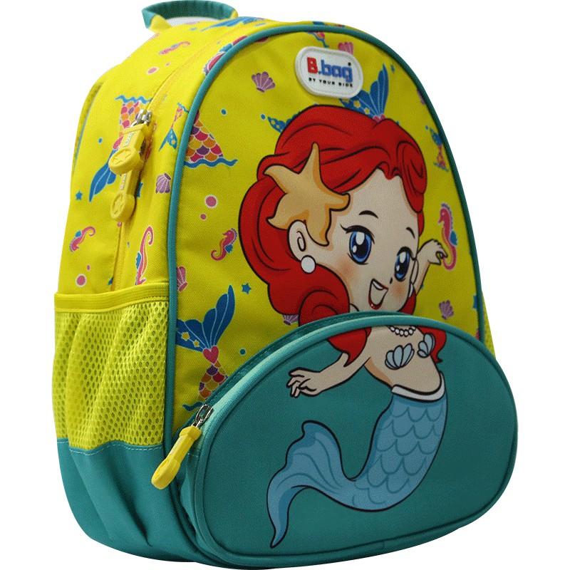 Balo mẫu giáo B.Bag Buddy-Mermaid Vàng dành cho bé 3-5 tuổi,trẻ mẫu giáo,đáng yêu,dễ thương B-12-100