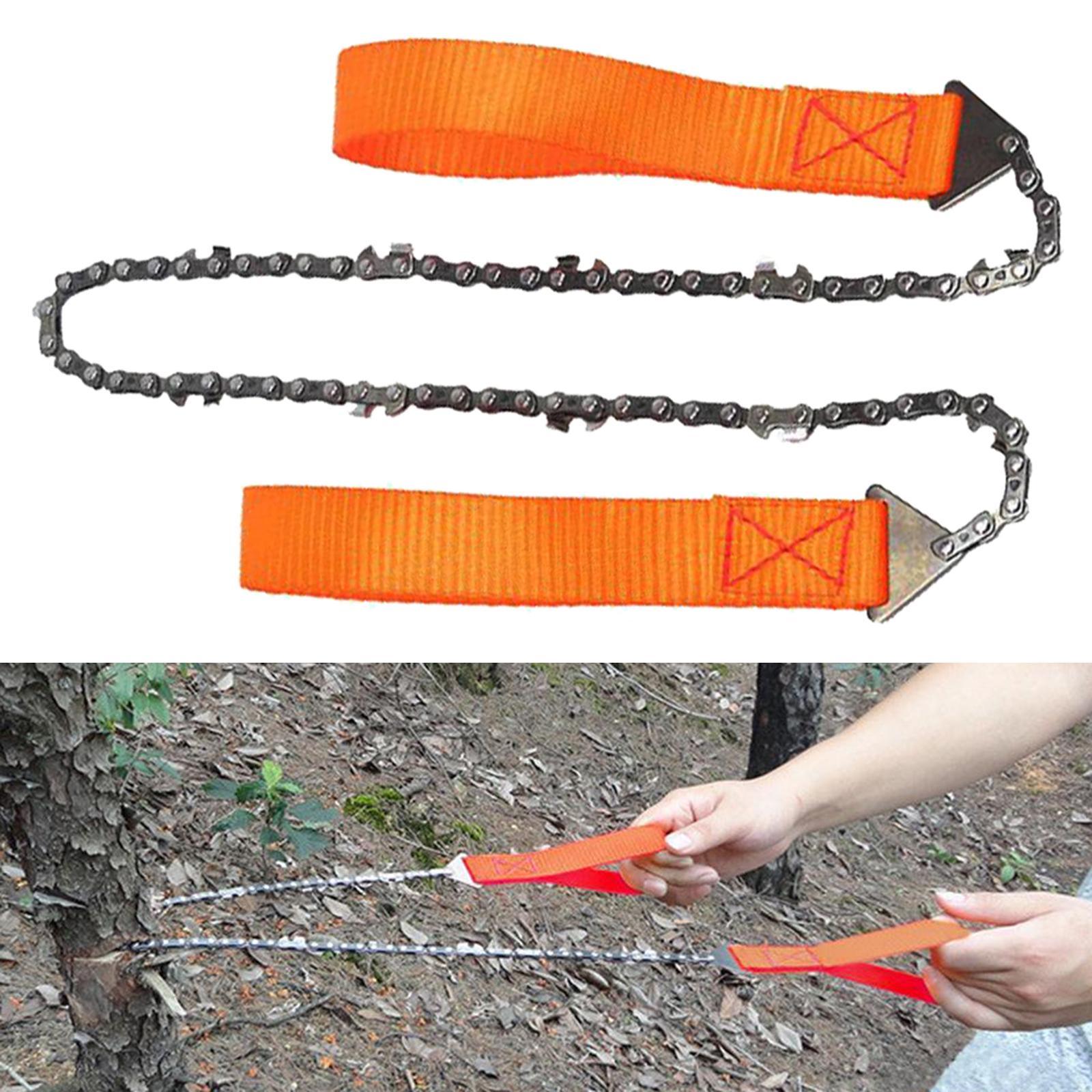 Camping Pocket Wire Saw41" Survival Gear Emergency Hand Saw Tool w/ Bag