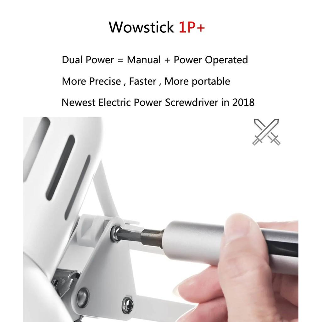 Bộ 20 sản phẩm trong 1 gồm 19 mũi vít kèm tua vít điện không dây Xiaomi Wowstick 1P+