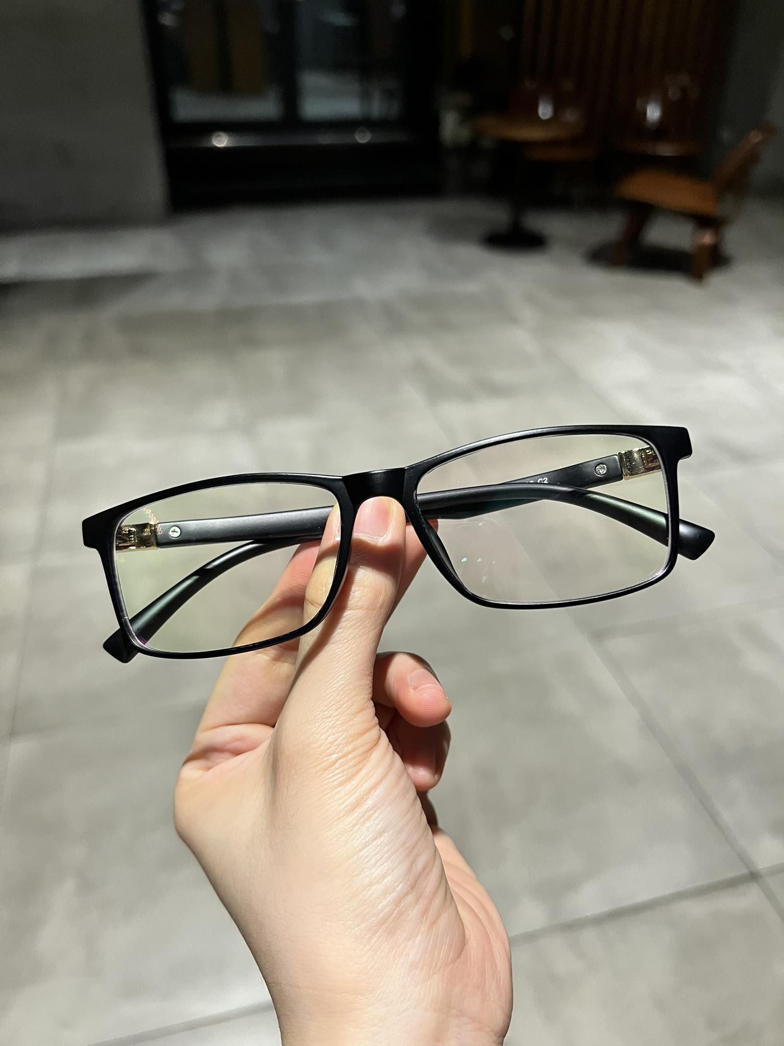 Gọng kính cận, Kính giả cận nhựa dẻo basic