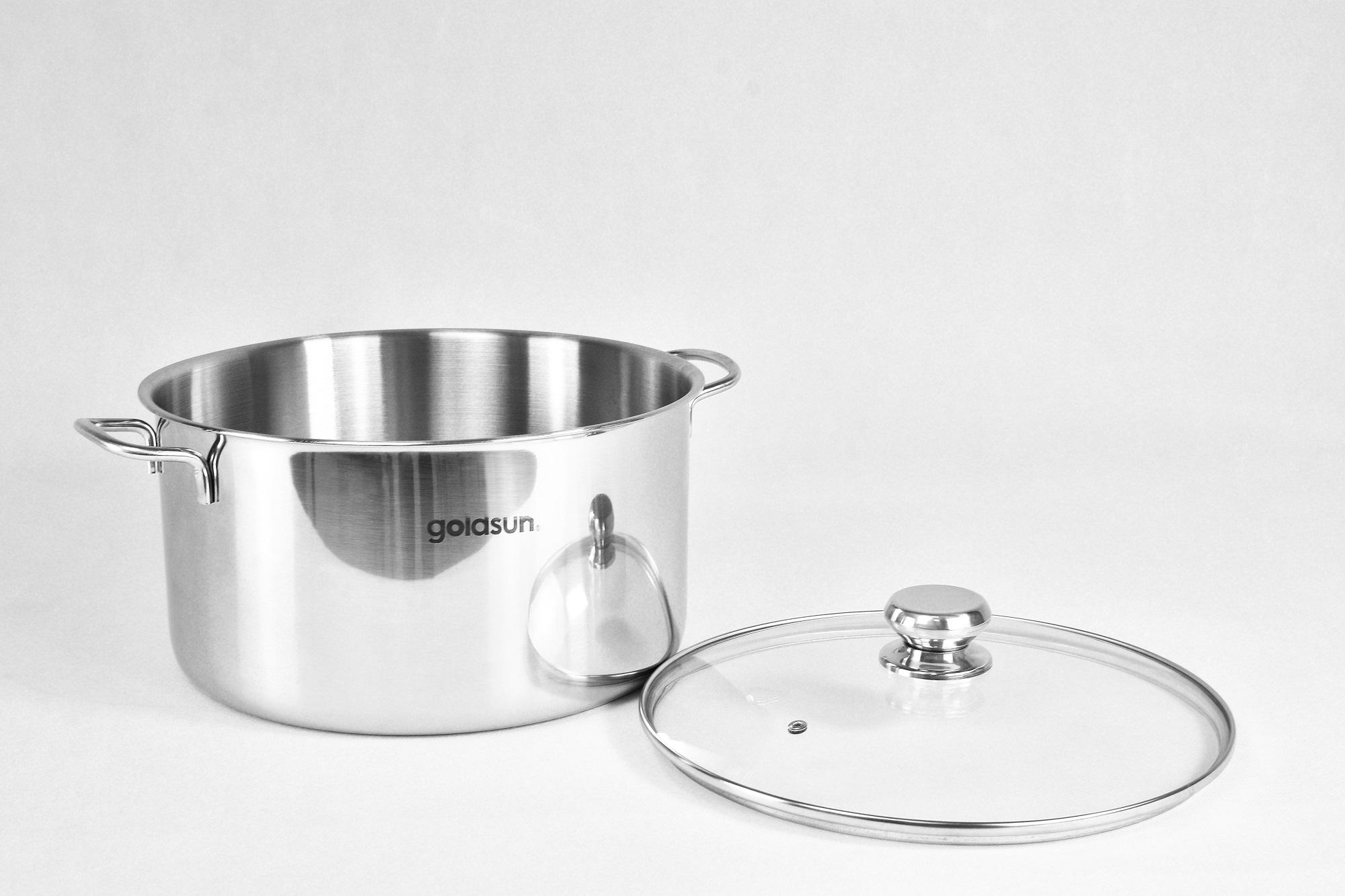 Nồi luộc gà Goldsun 28cm GPO2100-28S - Hàng Chính Hãng