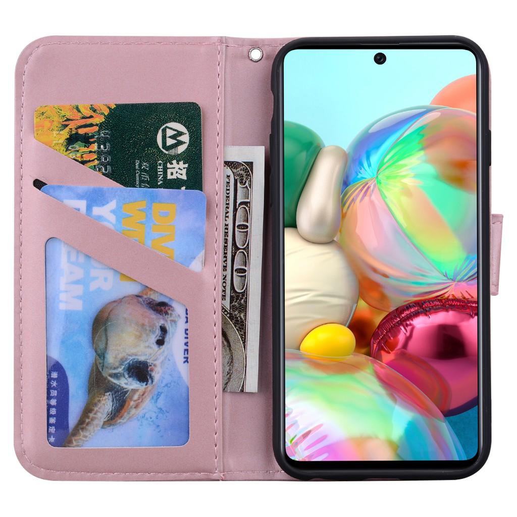 Ốp điện thoại ví da có ngăn đựng thẻ cho Samsung Galaxy Note20 Ultra S20 Ultra S20 Plus S20+ S20 FE S20 Lite A71 A51