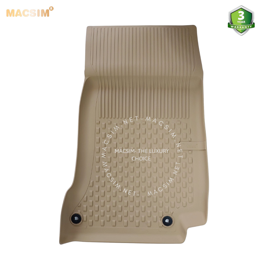 Thảm lót sàn ô tô nhựa TPE Silicon M.ercedes E W213 2016-2021 Beige Nhãn hiệu Macsim