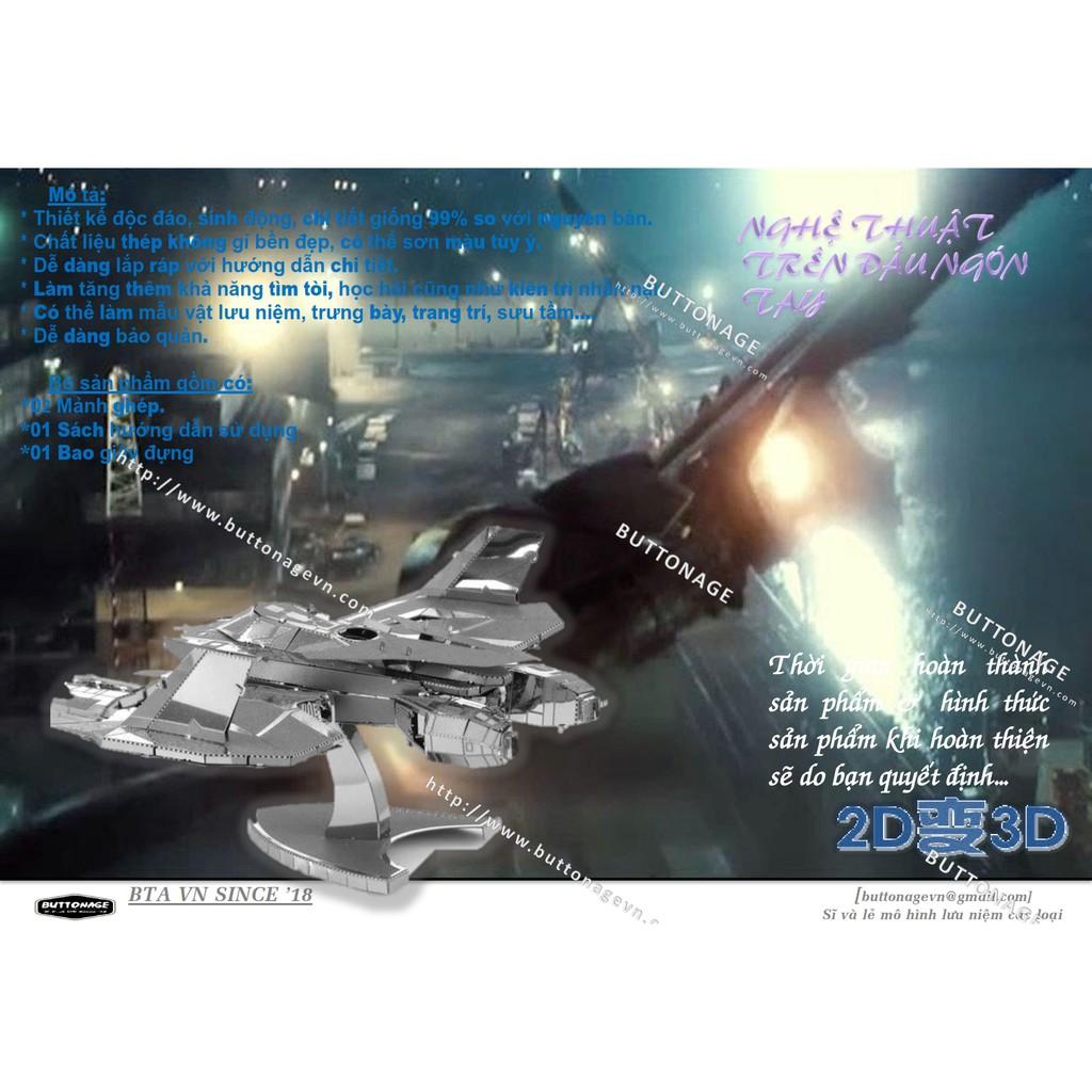Mô Hình Lắp Ráp 3d Phi Thuyền Batman 2016