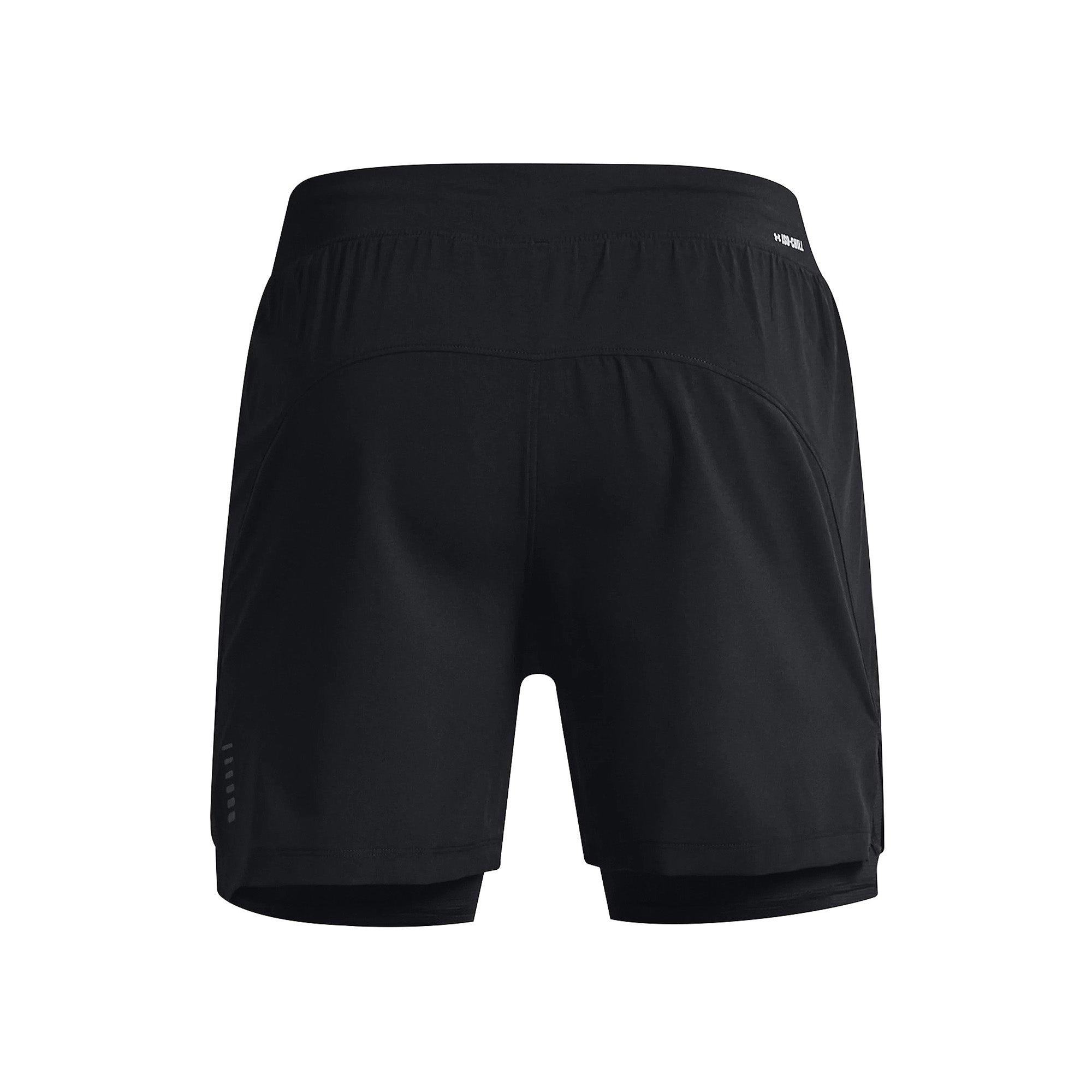 Quần ngắn thể thao nam Under Armour ISOCHILL RUN 2N1 SHORT - 1364858-001